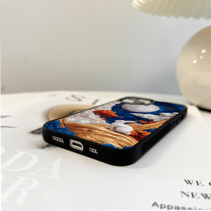 Midnight Bunny Tale Glass Case