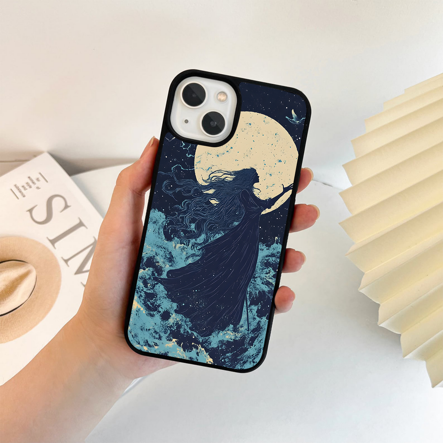 Crimson water Art Glass Case