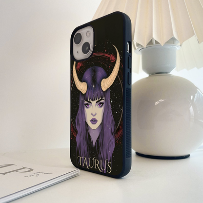 Zodiac Taurus Glass Case