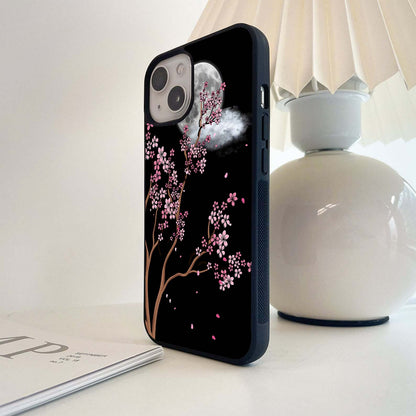 Cherry Blossom Moonlight Glass Case