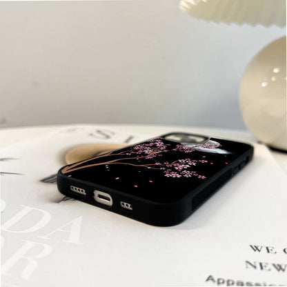 Cherry Blossom Moonlight Glass Case