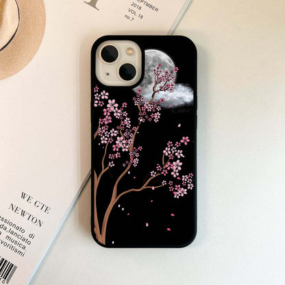 Cherry Blossom Moonlight Glass Case