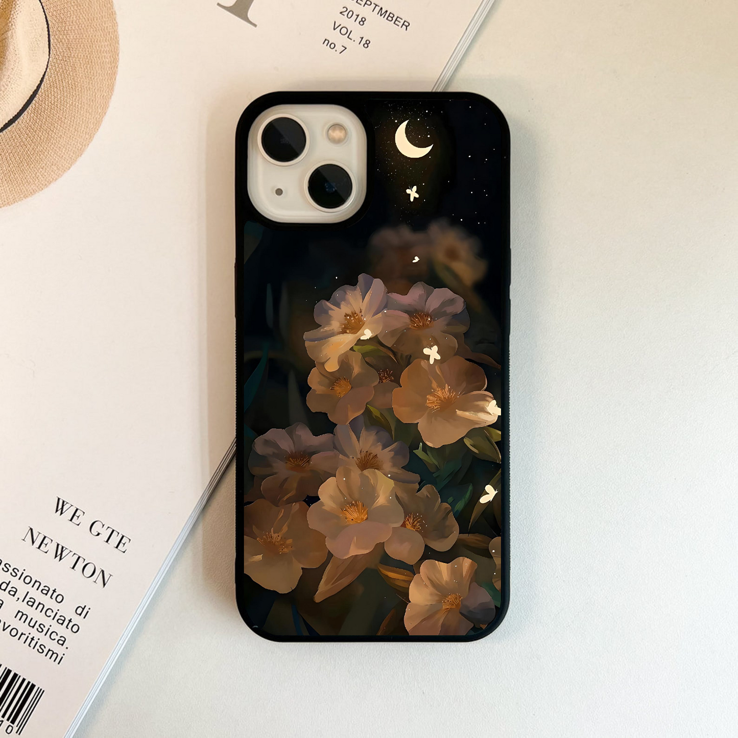 Celestial Petal Night Glass Case