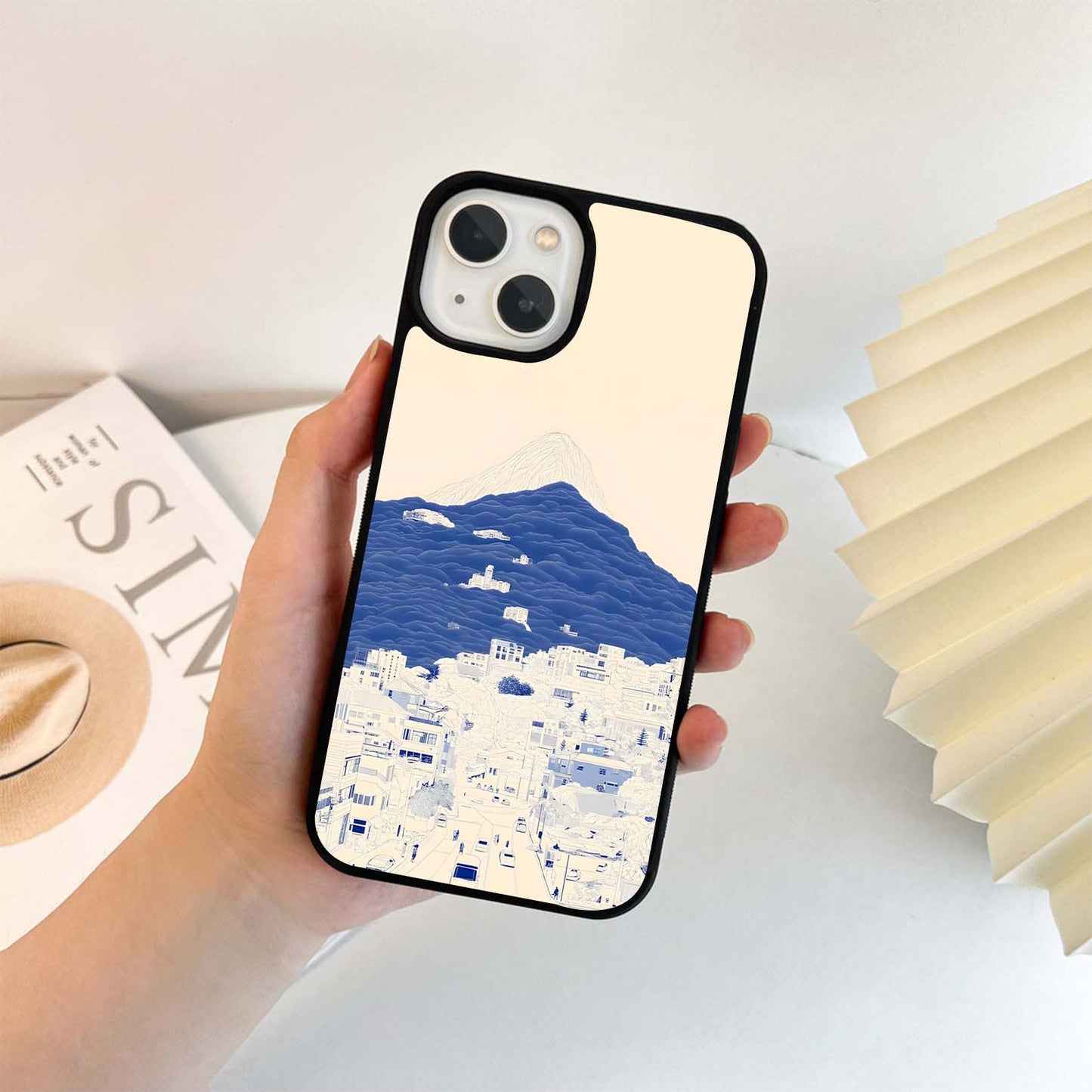 Urban Mountain Dreamscape Glass Case