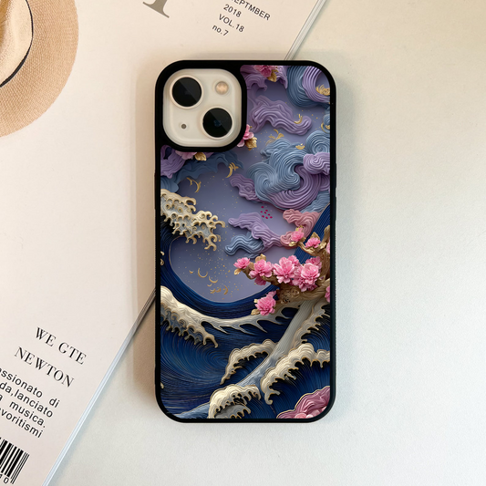 Cherry Wave Dream Glass Case