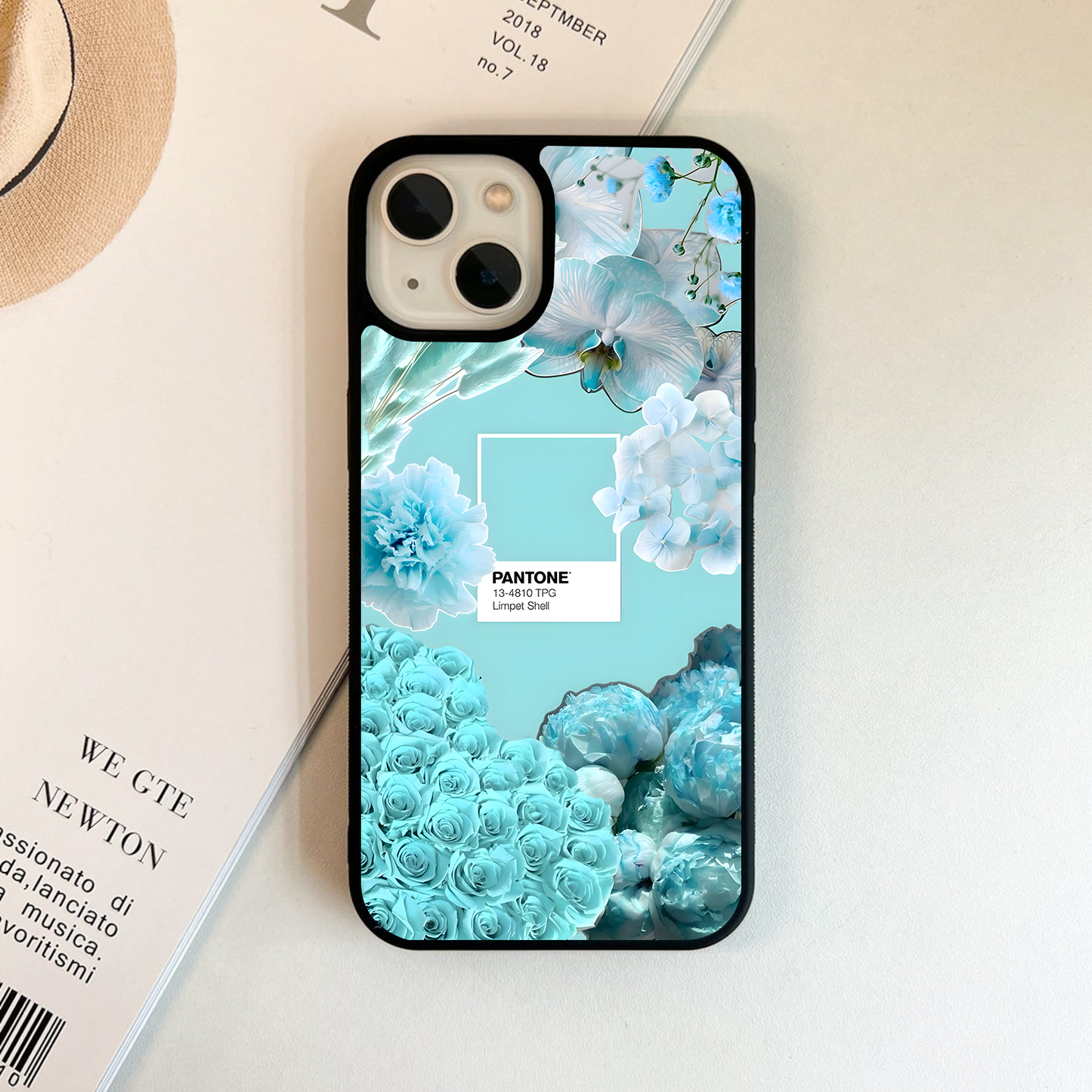 Pantone Limpet Shell Glass Case