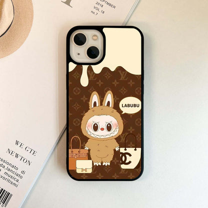 Shopping Labubu Glass Case