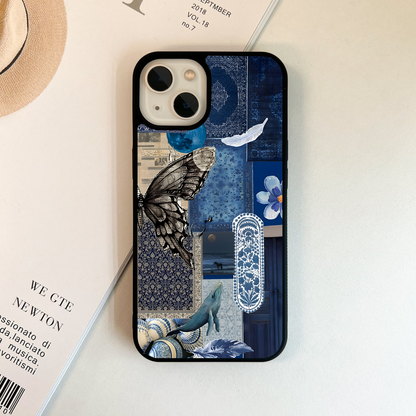 Midnight Indigo Story Glass Case