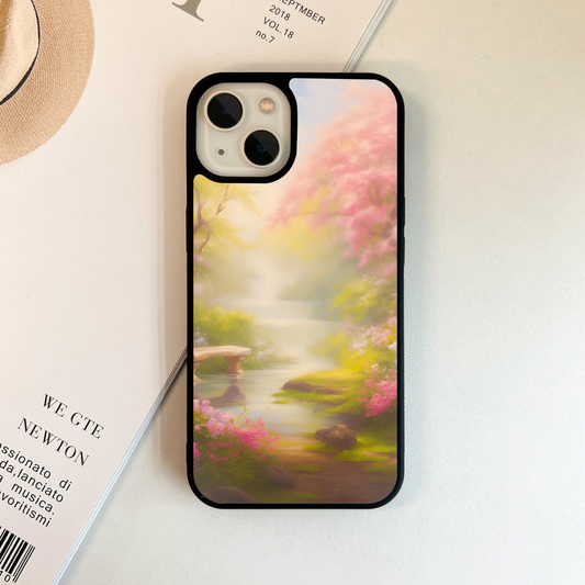 Dreamy Garden Escape Glass Case