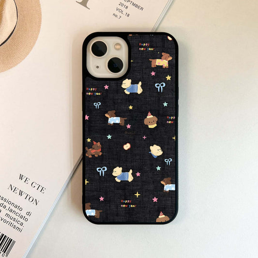 Golden Skyline Dreams Glass Case