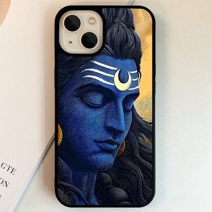 Mystic Shiva Portrait Glass Case