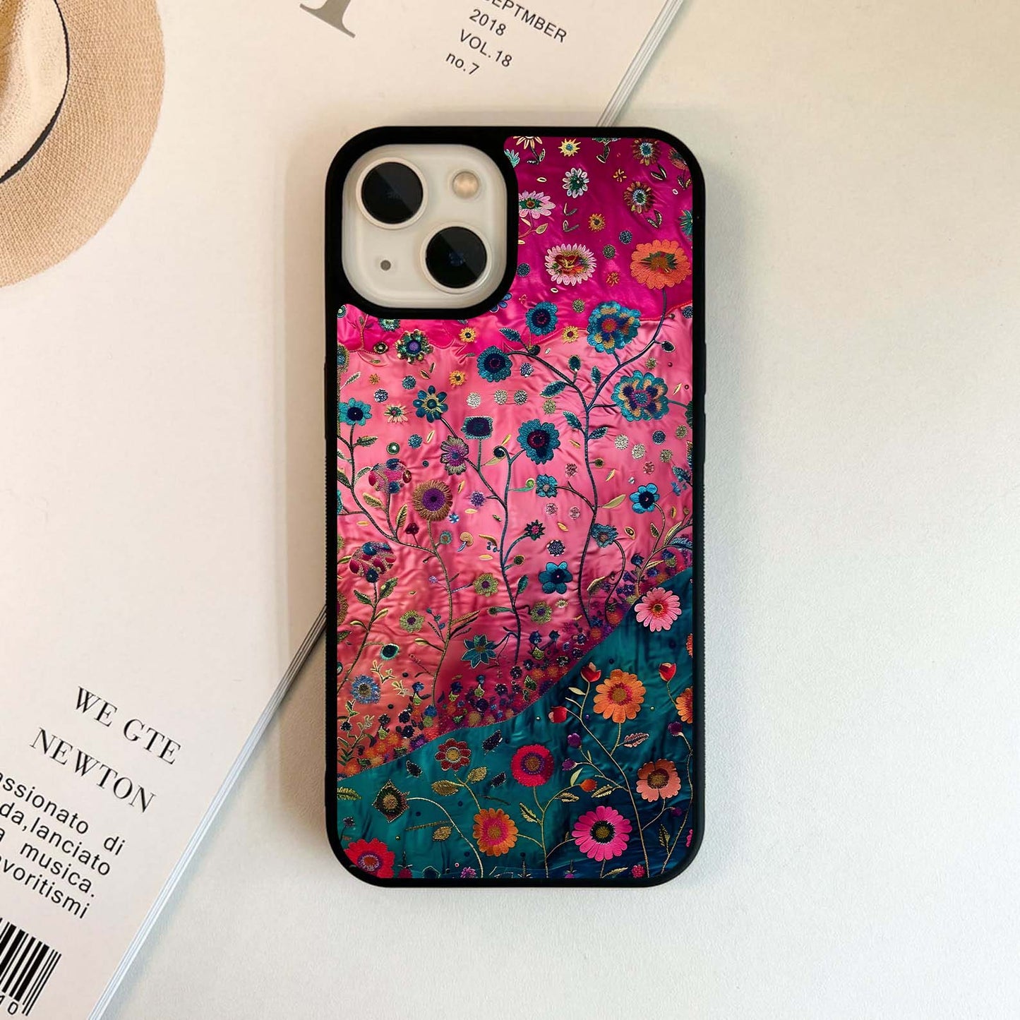 Velvet Garden Bloom Glass Case