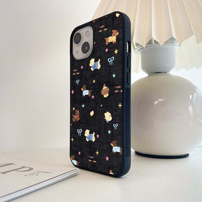 Golden Skyline Dreams Glass Case