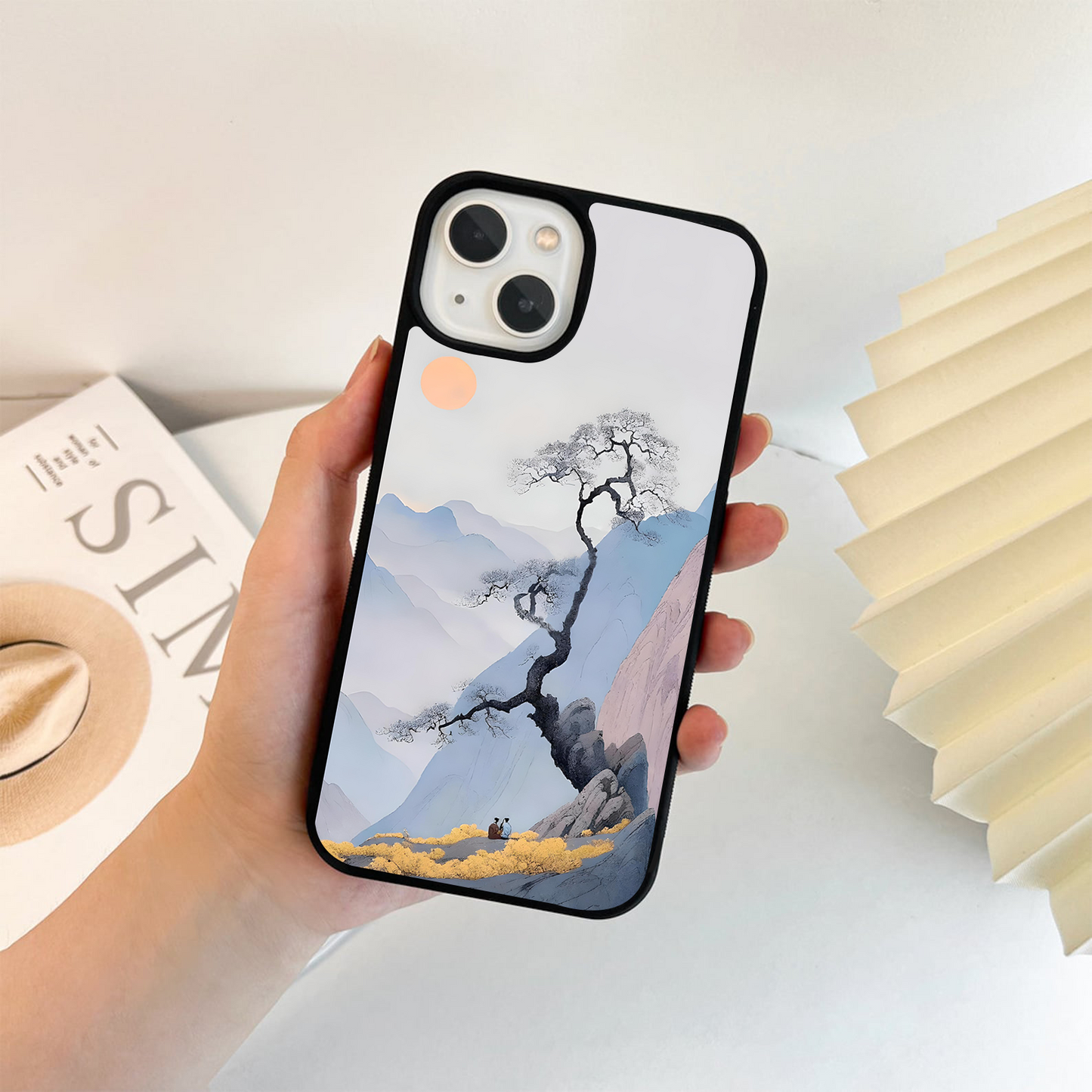 Whispering Mountain Harmony Glass Case