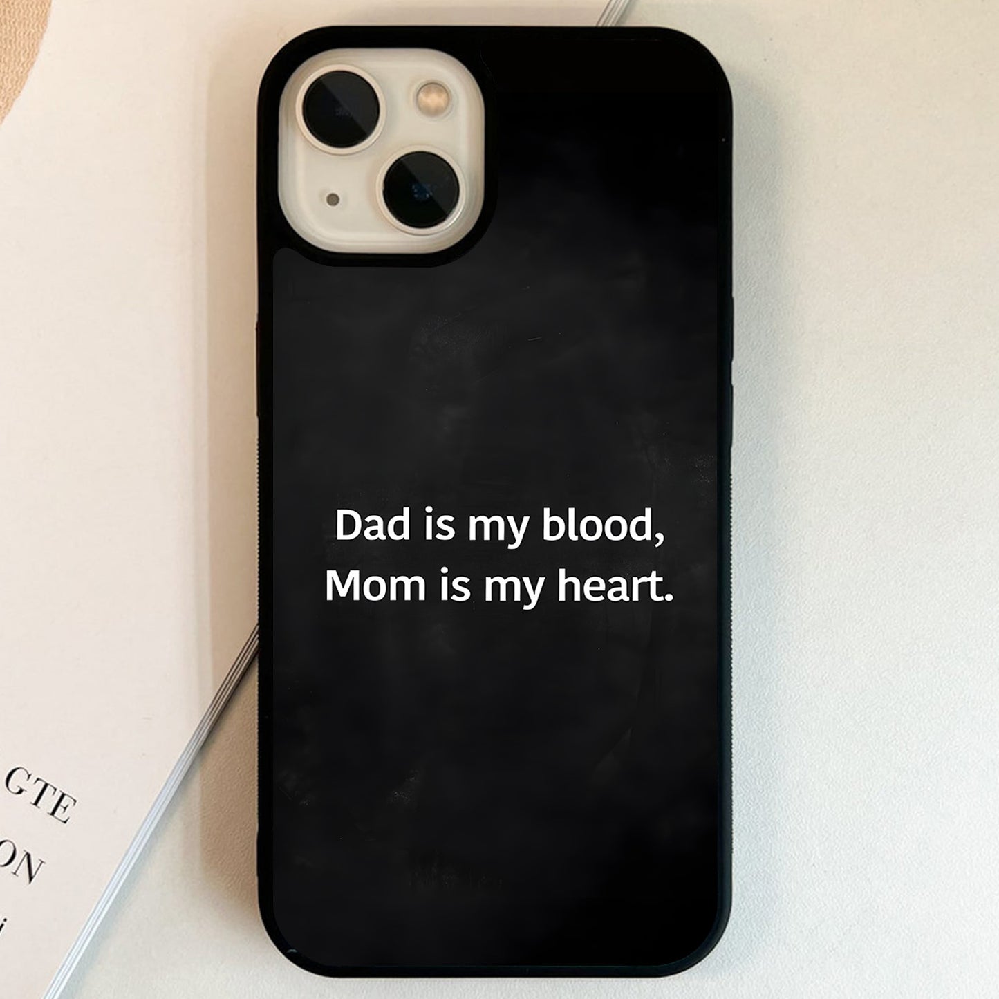 Parents Endless Love Glass Case