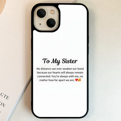 Letters To Sister Glass Case