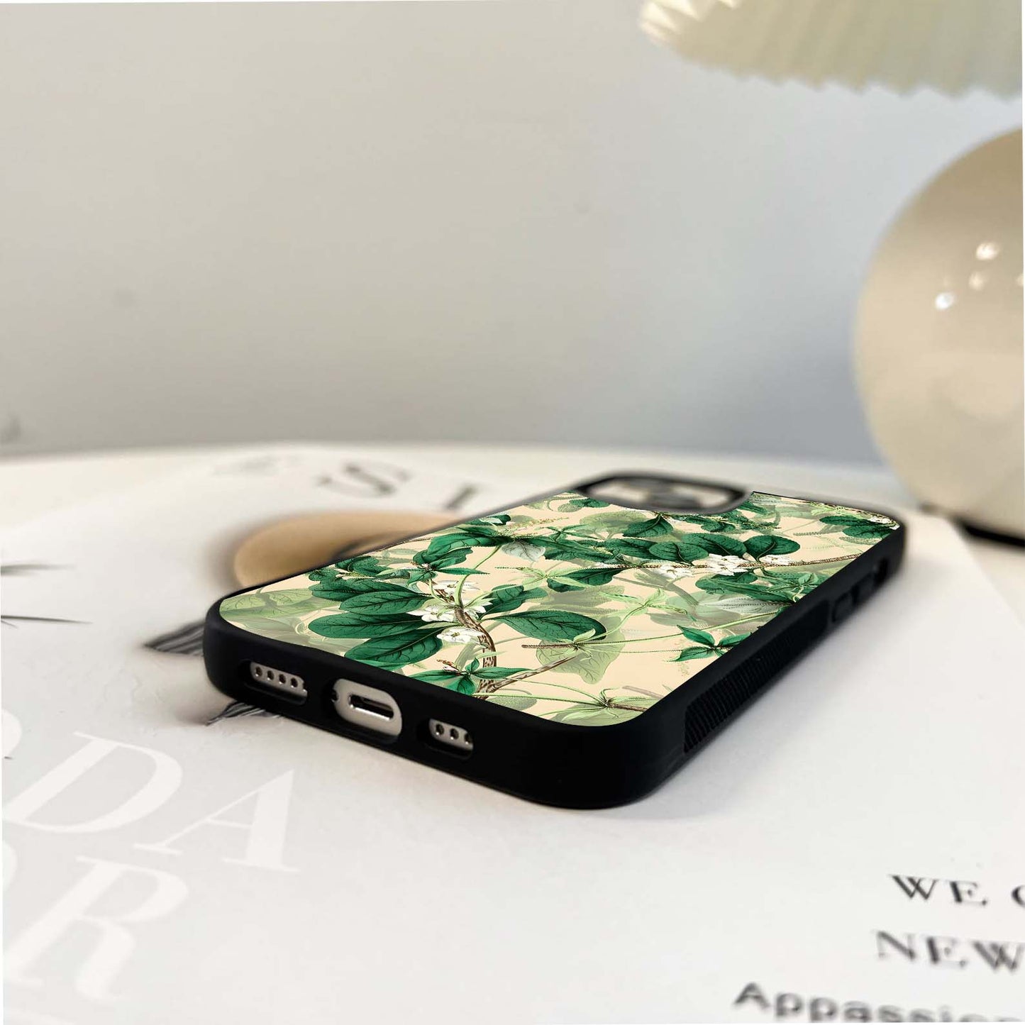 Verdant Garden Whispers Glass Case