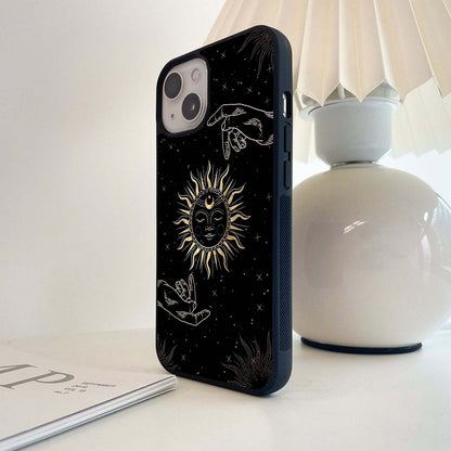 Golden Solar Touch Glass Case