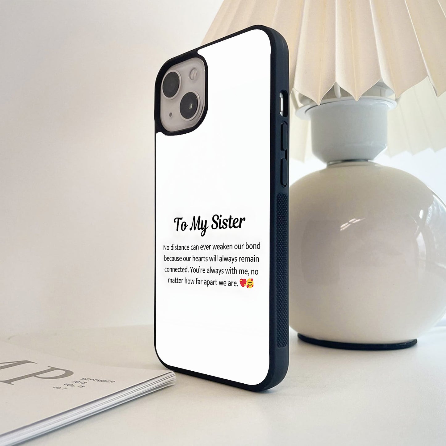 Letters To Sister Glass Case