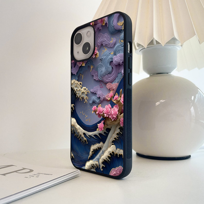 Cherry Wave Dream Glass Case