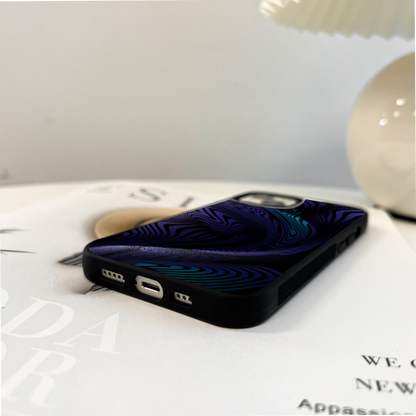 Galactic Wave Swirl Glass Case