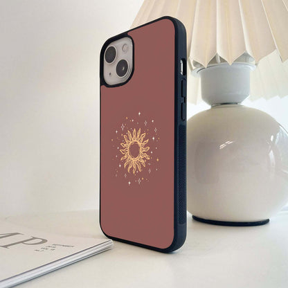Celestial Sun Glow Glass Case