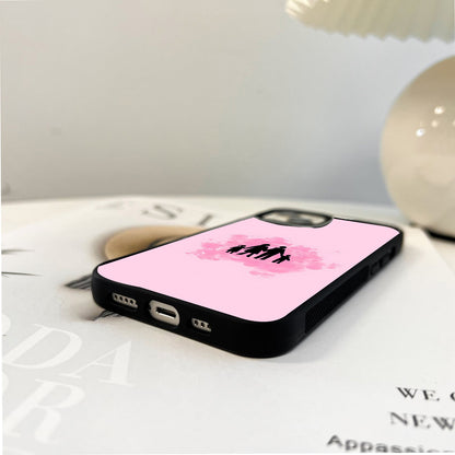 Pink Family Bond Glass Case