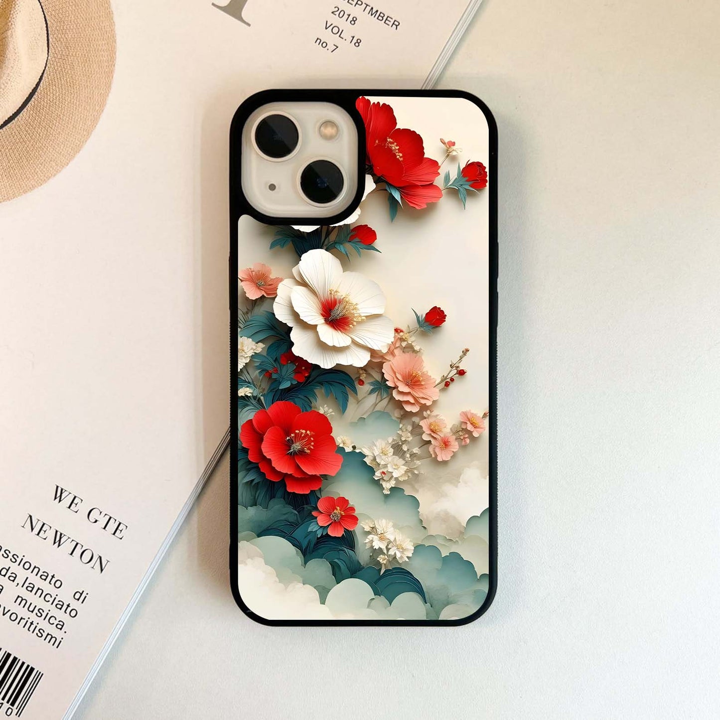 Imperial Garden Bloom Glass Case