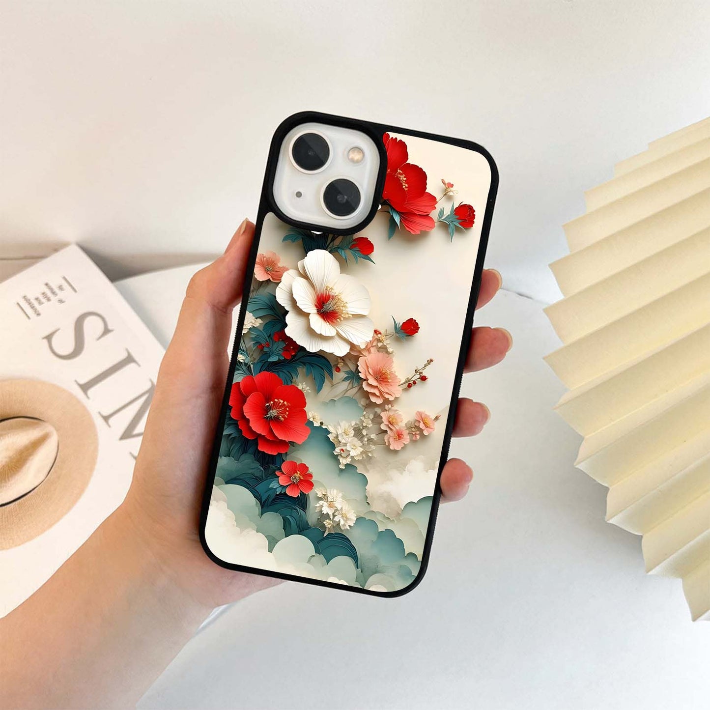 Imperial Garden Bloom Glass Case