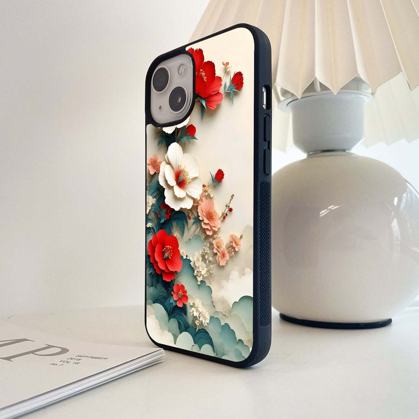 Imperial Garden Bloom Glass Case