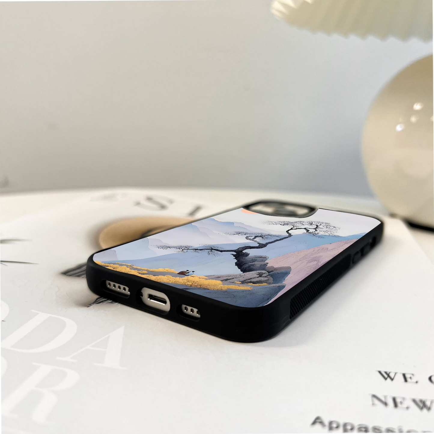 Whispering Mountain Harmony Glass Case