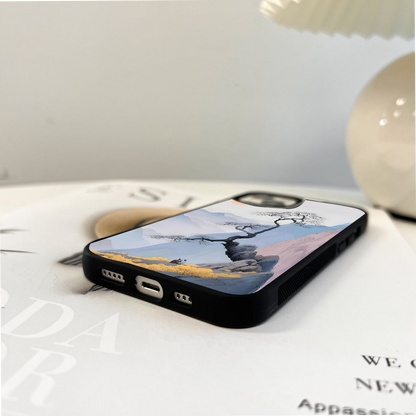 Whispering Mountain Harmony Glass Case