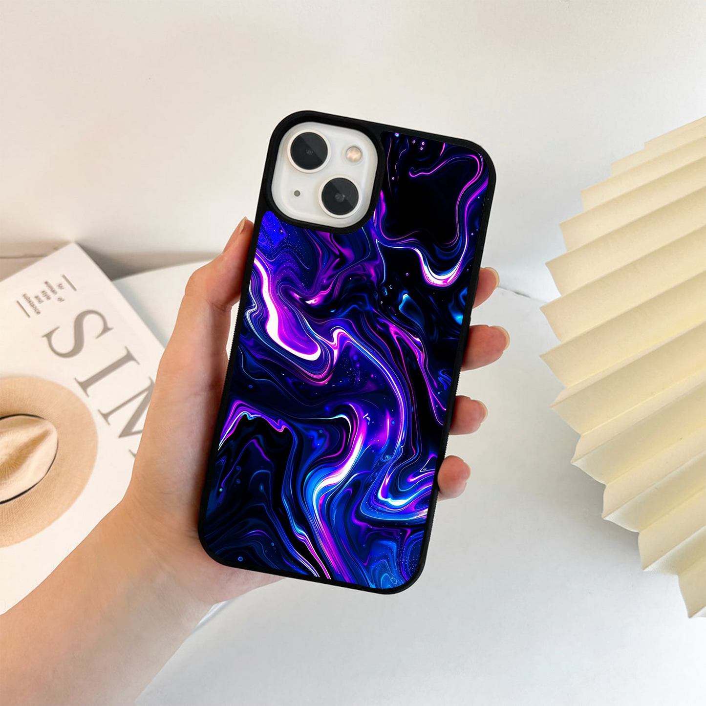 Deep Space Drip Glass Case