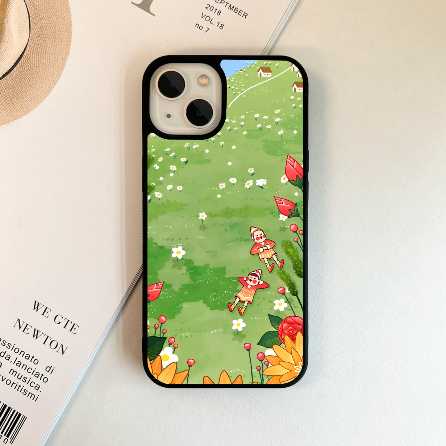 Hilltop Flower Fun Glass Case