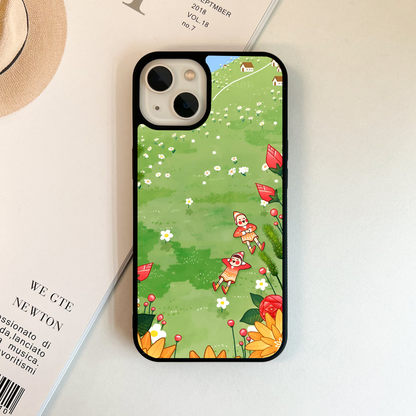 Hilltop Flower Fun Glass Case