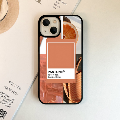 Pantone Brandied Melon Glass Case