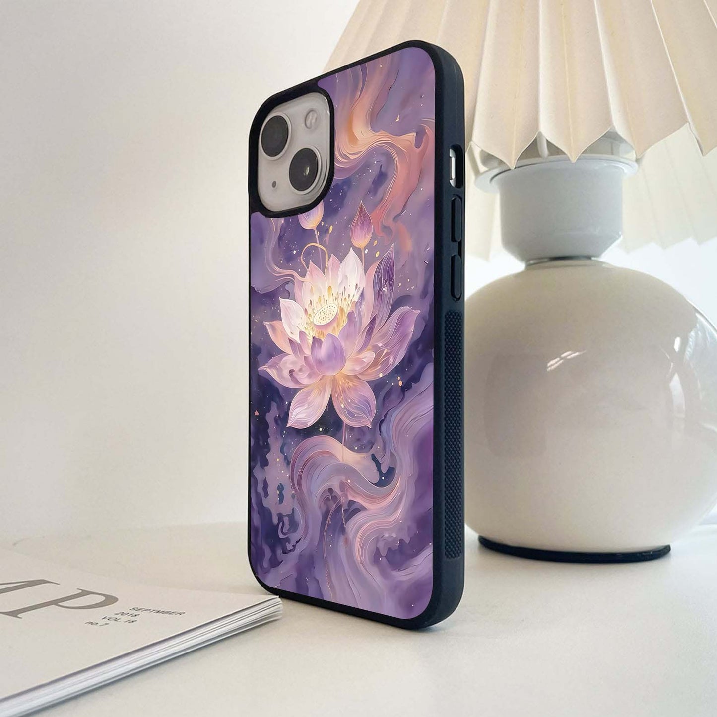 Lavender Lotus Muse Glass Case