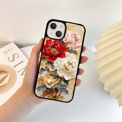 Imperial Peony Splendor Glass Case