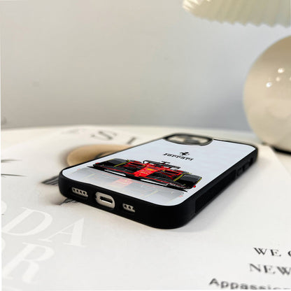 Ferrari Minimal Racing Machine Glass Case