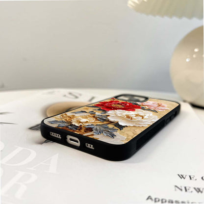 Imperial Peony Splendor Glass Case