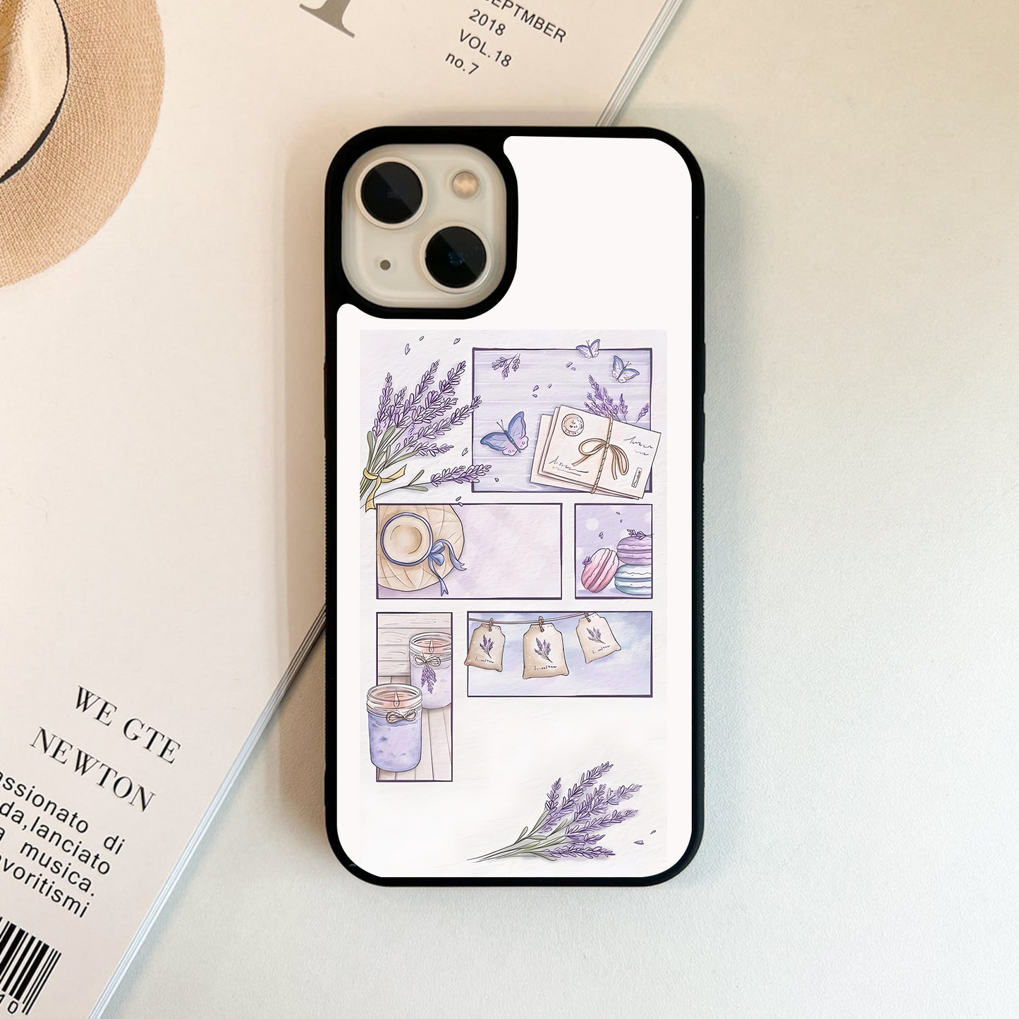 Lavender Love Letters Glass Case