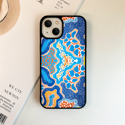 Blue Aura Glass Case