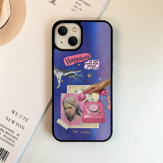 Vintage Love Call Glass Case