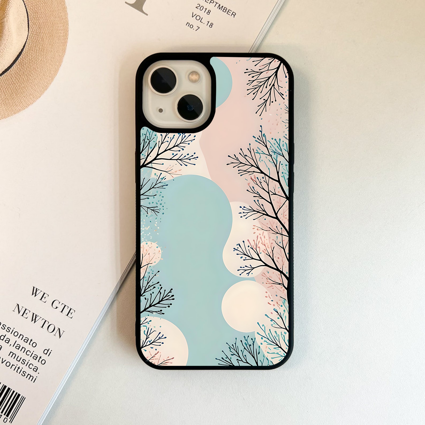 Color blobs Tree Glass Case