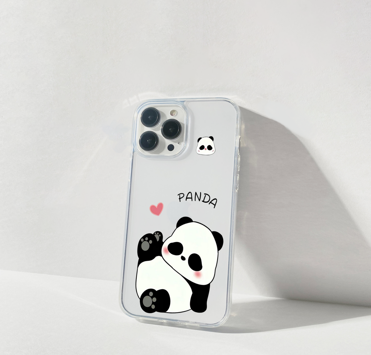 Panda Love Vibes Clear Silicon Cover