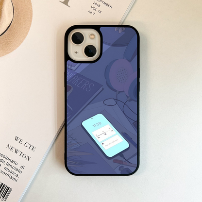 Lo-Fi Chill Desk Glass Case