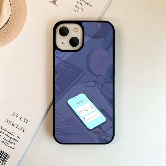 Lo-Fi Chill Desk Glass Case