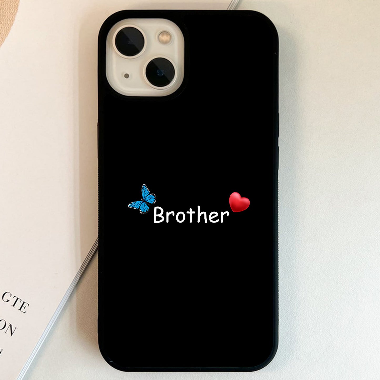 Lovely Brother Glass Case