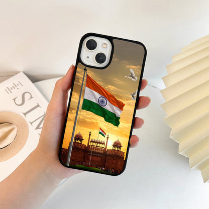 National Flag Scenery Glass Case