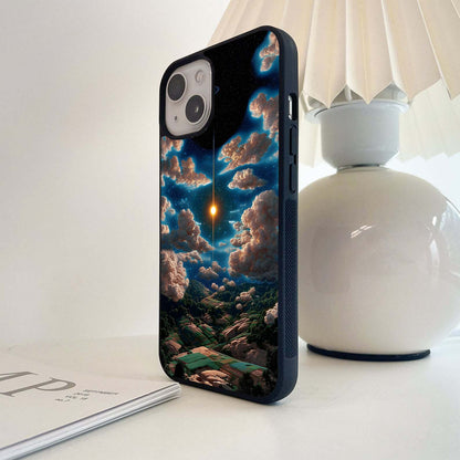 Cosmic Dawn Valley  Glass Case